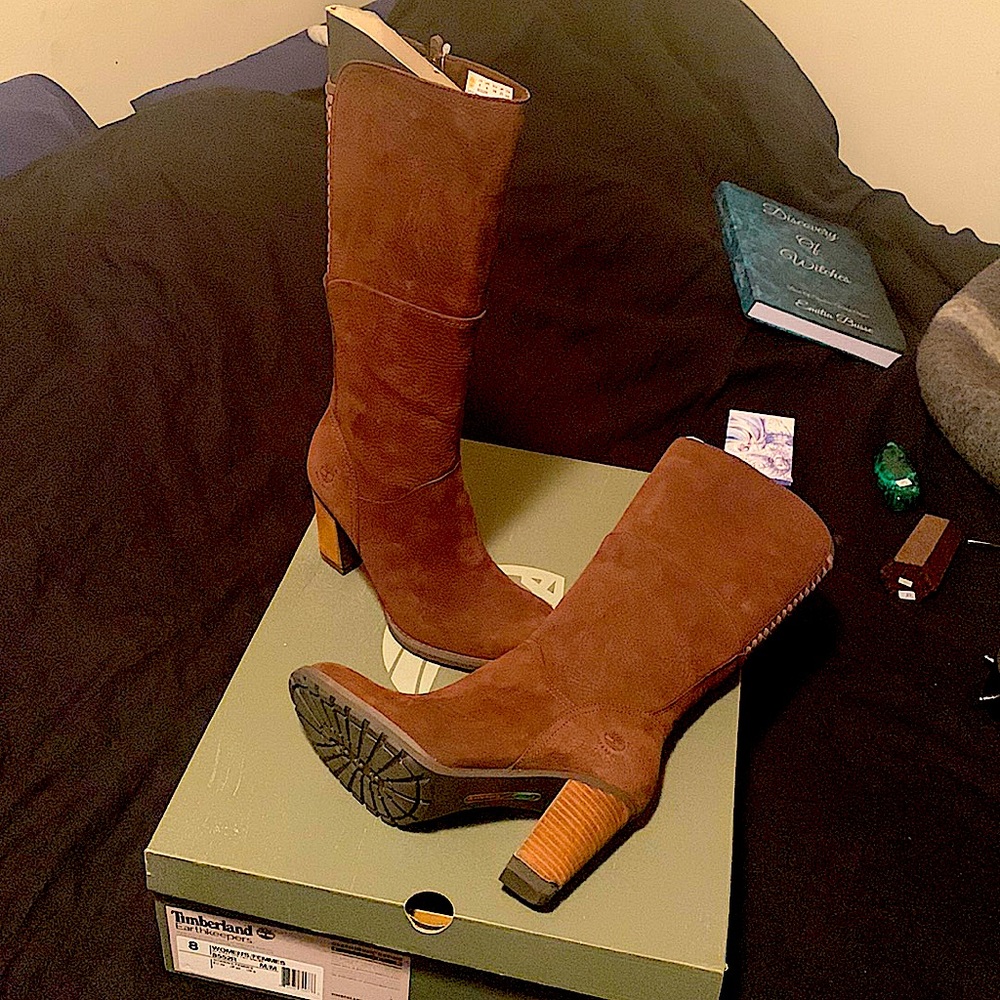 Brown Suede Boots